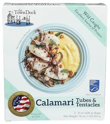 Town Dock, Squid Tubes And Tentacles Frozen MSC, 16 Ounce