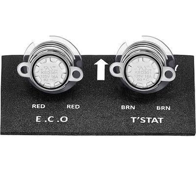 RV Water Heater ECO and T-STAT Kit Compatible with Atwood 91447, 1 Set | Overheat Protection, Stable Temperature Control, Wide Compatibility, 125V 16A Rating, Easy to Install, Complete Service Kit