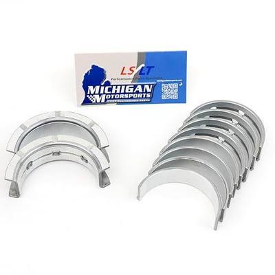 Michigan Motorsports LS Main Crank Bearings Standard Size SI-Series | Fits Gen III/IV 4.8L 5.3L 5.7L 6.0L 6.2L LS Engines | Complete Bearing Set for Stock or Performance Builds