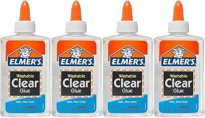 Elmer's Washable Clear Glue, 9 Ounce Bottle (Pack of 4)