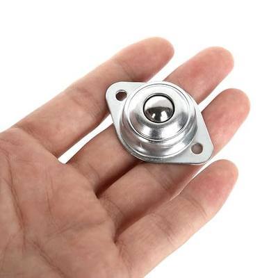 16 Pack 1/2" Roller Ball Transfer Bearings, Carbon Steel Ball Transfer Unit Swivel Ball Caster Roller Transfers, Ball Casters Bearing Universal Rotation Caster for Transmission, Conveyor, Roller Stand