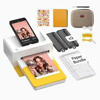 KODAK Dock Plus 4x6'' Photo Printer, 50 Sheets Gift Bundle, Docking & Bluetooth Smartphone Printer for iPhone & Android, Instant Color Prints, 4PASS Dye Sublimation