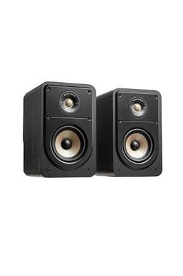 Polk Signature Elite ES15 Bookshelf Speaker - Hi-Res Audio Certified, Dolby Atmos & DTS:X Compatible, 1" Tweeter & 5.25" Woofer, Power Port Technology for Effortless Bass (Pair, Stunning Black)