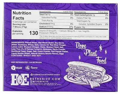 The Be Hive Plant Based Deli Slices, 10 OZ
