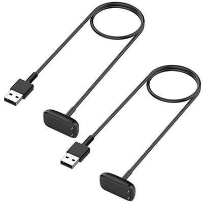 Charger for Fitbit Charge 5 / Charge 6 / Luxe (2-Pack, 3.3ft/1m) | Replacement Charging Cable Cord Accessories for Fitbit Fitness Tracker Wristband