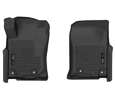 Husky Liners X-act Contour Floor Mats | Fits 2013-2024 Toyota 4Runner, 2014-2023 Lexus GX460 | Front Row, 2-pc Black - 53761