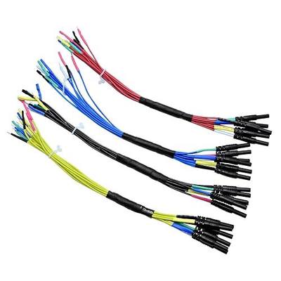 Xin Tester HT306 4 Connectors Sizes Universal Breakout Leads, 6 Channel Test Lead Set for Automotive Oscilloscope Diagnostic, 0.6 mm, 1.5 mm, 2.3 mm and 2.8 mm
