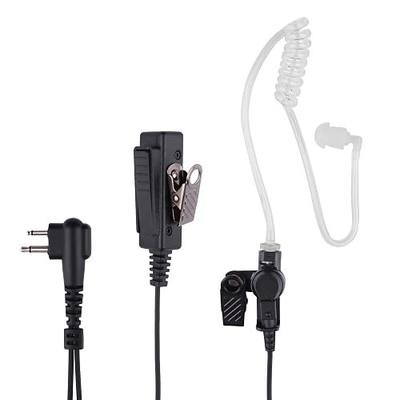 Motorola CP200 CP200D Earpiece, Compatible with Motorola BPR40 CP100D CP185 RDM2070D Two Way Radio Headset Walkie Walkie Surveillance Kit Police Headphones
