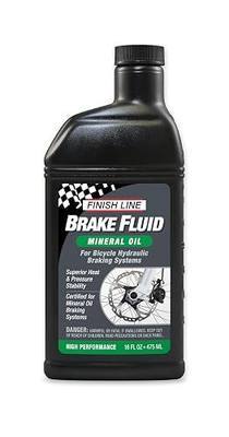 Finish Line Mineral Oil Bicycle Brake Fluid Low Viscosity 16 oz