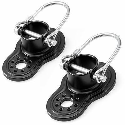 Bike Trailer Coupler Hitch 2 Pack, Fit for Instep & Schwinn Bicycle Trailer | Flat & Angled Coupler Replacement Parts Compatible with Various Bike Trailer Sizes, Models & Styles Accessories (2 Pack)