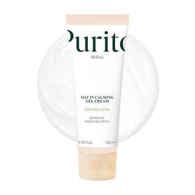 PURITO Oat Calming Gel Cream | Face Moisturizer for Blemish Calm & Lightweight Hydration | All skin types, sensitive and blemish-prone skin | Non-Comedogenic | Korean Skincare, 100mL, 3.38 fl.oz