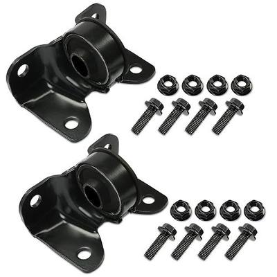 HECASA Torsion Bar Support Mount Kit Compatible with 1999-2007 Chevy Silverado GMC Sierra 1500 / 2500 / 1500 HD / 2500 HD Pickup Truck 4WD, Pair Cross Member Mounting Bushing Replace for 15153956