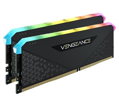 CORSAIR Vengeance RGB RS 32GB (2x16GB) DDR4 3600 (PC4-28800) C18 Desktop Memory