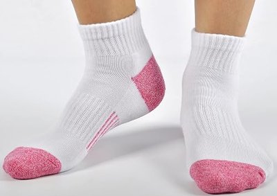 Women's Combed Cotton Ankle Socks, Cushioned Athletic Hiking Work Casual Socks Multi-color outfit 6-Pack