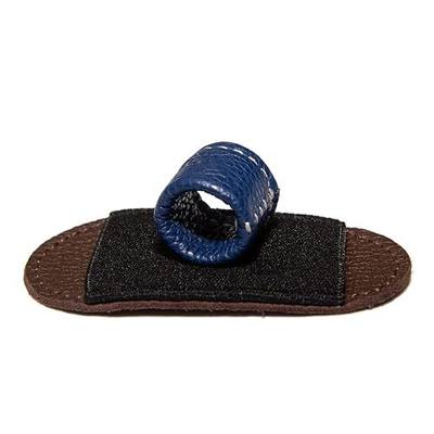 Leather Thimble Finger Protector - losharher Needlework Finger Cover for Hand Knitting Sewing Quilting Craft Accessories 2 Sizes 2 Pieces Thimbles with Metal Case DIY Tools (S)