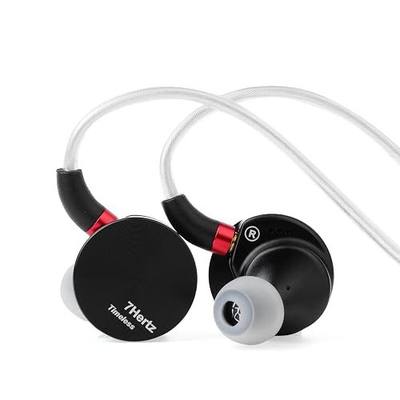 Linsoul 7HZ Timeless 14.2mm Planar in Ear Monitor HiFi in-Ear Earphone | with CNC Aluminum Shell, Transparent Neutral Tuning, Detachable MMCX Cable for Instrumental Audiophiles, 3.5mm w/o Mic