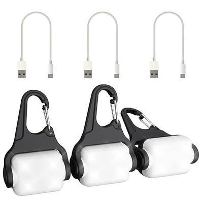 Dog Lights for Night Walking, Clip on Dog Collar Light - 3 Modes, USB-C Rechargeable, IP65 Waterproof, LED Safety Light for Running, Camping, Climbing, Bike