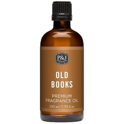 P&J Trading - Old Books Scented Oil 100ml - Fragrance Oil for Candle Making, Soap Making, Diffuser Oils