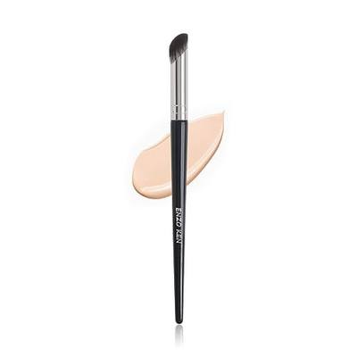 ENZO KEN Angled Concealer Brush Under Eye, Concealer Brush, Small Nose Contour Brushes, Nose Brush Contour, Angle Small Concealer Brushes, Angled Makeup Brush - Black, 8M01