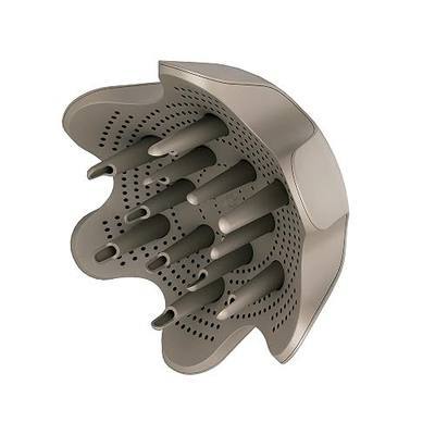 Shark HD100VDA HyperAIR IQ Curl-Defining Diffuser, Auto Preset Attachment for HyperAIR Blow Dryers, Styling Tools, For Wavy, Curly, and Coily Hair, Enhance Natural Curls, Extendable Prongs, Stone