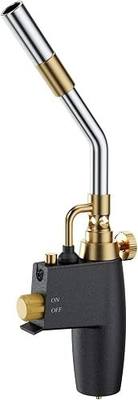 High Intensity Propane Torch Head, Adjustable Flame Welding Torch with Self Ignition, for MAPP/MAP Pro/Propane Gas, Portable Hand Trigger Start Torch for Gas Welding/Searing Steak