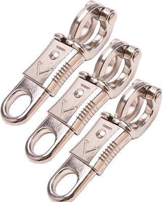 Panic Snap for Paracord - (3 Pack) Nickel Quick Release Panic Snap…