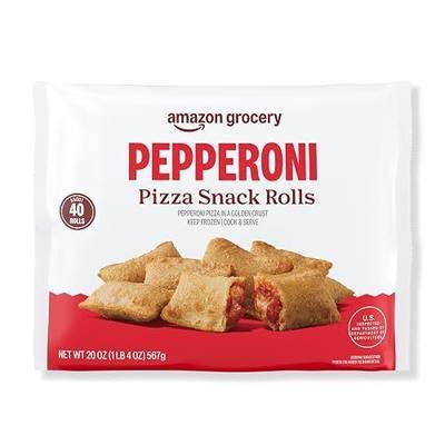 Amazon Grocery, Pepperoni Pizza Snack Rolls, 20 Oz