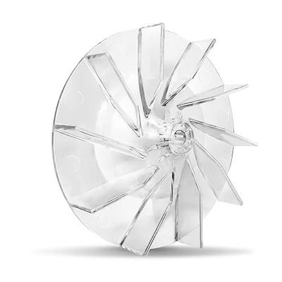 HASMX 12988SAN Vacuum Cleaner Replacement Fan for Eureka Sanitaire Upright Vac, Fits S657A, S662A, S649A, 4038B, SC675A, S647B, 1950A, S647E, S663D, SC888, Clear Durable Plastic Fan (1-Pack)