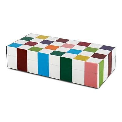 Handicrafts Home Decorative Storage Box 10x4.5 – Remote Control Holder, Jewelry Organizer, Modern Decorative Box with Lid, Boho Chic Home Décor Accent, Vintage Memory Box for Living Room Shelf Décor