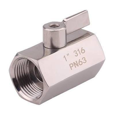 DERNORD Stainless Steel Mini Ball Valve NPT Thread Female (1" Female&Female)