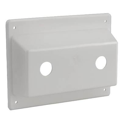 RecPro Faucet Bezel | Stand Off Faucet Cover (White)