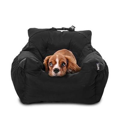 Dog Car Seat for Small Dogs and Medium Dogs - Expandable Pet Car Seat - Durable and Comfortable Dog Booster Seat for Traveling, Car Seat for Dogs, Cotton-Filled Cover, Waterproof