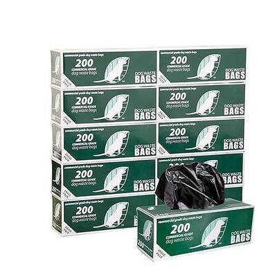 Zero Waste USA - 2,000 Commercial Dog Waste Station Refill Bags, 10 Rolls | Commercial dog waste station refill rolls, universal fit bags, heavy-duty pet waste bags for parks, apartments & HOAs