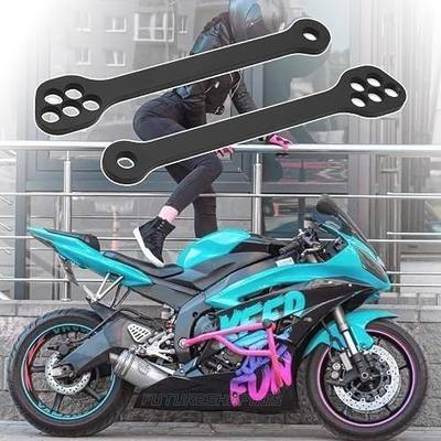 Lowering Links Fits 1994-2026 Kawasaki 1-5'' Inch Motorcycle Rear Drop Links Lowering Kits (Black)