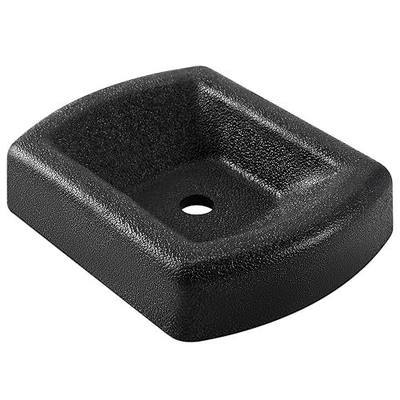 LEORAY Jack Wheel Chock, Reinforced Rubber Jack Caster Wheel Dock for Caravans and Trailers