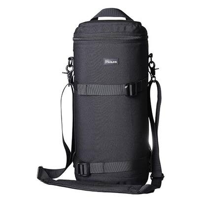 Nicama LB1 Deluxe Water-Resistant Camera Lens Pouch Case for Canon RF 800mm Tamron SP 150-600mm Sigma 150-600mm 150-500mm Nikon Nikkor AF-S 200-500mm & More, Zipper Polyester Lens Protective Bag