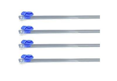 320 Slide Cutter-4 Pcs Self-Adhesive Two-Way Sliding Cutter, Suitable for 12.5 Inch Wide Plastic Wrap, Aluminum Foil, Barbecue Paper, Baking Paper