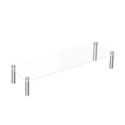 Acrylic Riser, Display Stand Clear Shelf for Cupcake Food Desserts Holder Cosmetic Products Tabletop Use and More (Small)