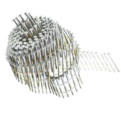 1-1/4-Inch x 0.092Inch Collated Wire Coil Siding Nails, 15-Degree Full Round-Head, Ring Shank, Hot-Dipped Galvanized, 3600 Count