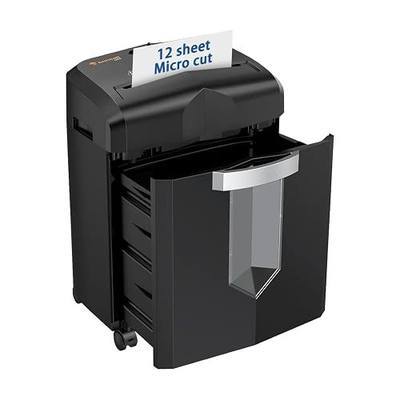 Bonsaii 12 Sheet Micro Cut Paper Shredder | 60-Minute Continuous Run Time | Home Office Heavy Duty Shredder for CD, Credit Card, Mails, Staple, Clip, Jam-Proof System | 4.2 Gal Pullout Bin
