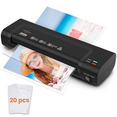 VidaTeco 9-inch Laminator Machine with 20 Laminating Sheets, Laminating Machine 8.5 x11 with 2-Min Faster Preheat, Small Personal Laminator for Teachers, Office, School, Black