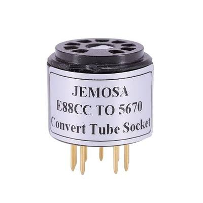 Convert Tube Socket Tube 6922 6N2 ECC88 E88CC (Top) TO 5670 6N3 369A (bottom) Vacuum Tube DIY Audio Amplifier Convert Socket Adapter 1PC (A E88CC TO 5670)