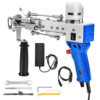 Cut Pile Rug Tufting Gun - wuyule Electric Carpet Tufting Gun Kit,Rug Tufting Gun Machine Starter Kit 7-21mm BLUE