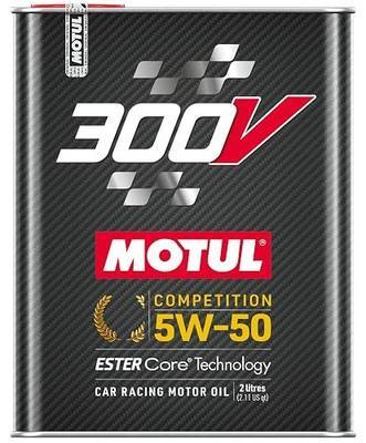 Motul 300V Competition 5W-40 Full Synthetic Motor Oil 2L | Ester Core® Technology | High-Performance Engine Oil for Tuned, Turbocharged & Daily Use | Race-Proven Protection & Long-Lasting Reliability