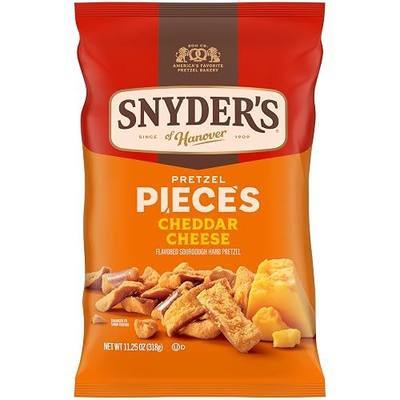 Snyder's of Hanover Cheddar Cheese Flavored Pretzel Pieces, 11.25 Oz