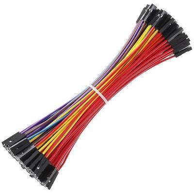 Breadboard Jumper Wires 20AWG, Bestlus Exclusives F/F Jumper Cables Wires Female to Female 6'' 15CM 10 Colors Pack of 120 Square Head 0.1'' (6'', F/F)