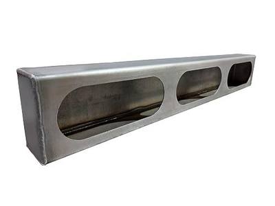 Light Box, Triple 6" Oval, Steel, for Truck or Trailer, Star Fabrication, 1083-S