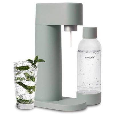 Mysoda Woody Carbonated Water Machine with 1L Bottle - Pigeon | Silent Carbonated Water Machine - Durable Soda Maker - For Easy Home Carbonation and Sparkling Drinks - No CO2 Cylinder