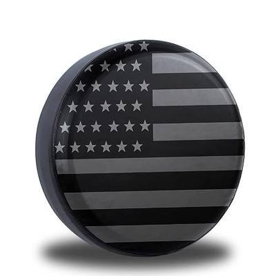 American Flag Spare Tire Cover Fit for Jeep Wrangler Rv SUV Truck Travel Trailer 14" 15" 16" 17",Waterproof and dustproof Protection Tires (15" for tire Diameter 27.5"-29.5"/69.85-74.93cm)