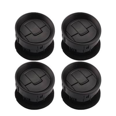 Dasbecan 4pcs Black Dashboard AC Vent Compatible with Ford F150 2009-2014 | Replaces# 9L3Z-19893-AA 9L3Z-19893-CA Air Conditioning Vent (Lacquer Black)